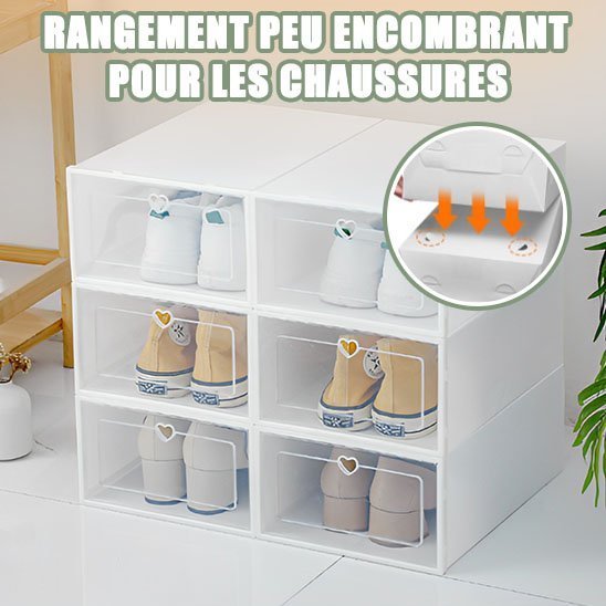 Boite à chaussures | Transparente - Be'so rangement